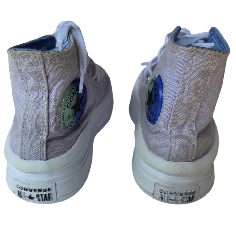 Converse High-Top Sneakers in Lavender - Picture 8 of 8